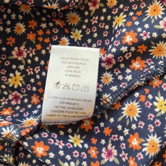 Nordstrom Everleigh Floral Ruffle Blouse Size Large - Picture 10 of 11